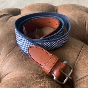 J. Crew Men’s Gingham Belt - Never Worn